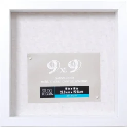 Best Pirce ❤️ White Belmont Shadow Box by Studio Décor® by Studio Decor 👍