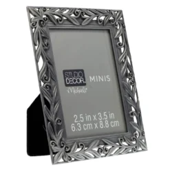 Best Pirce 🔔 Pewter Mini Frame with Leaves by Studio Décor® by Studio Decor 🎁