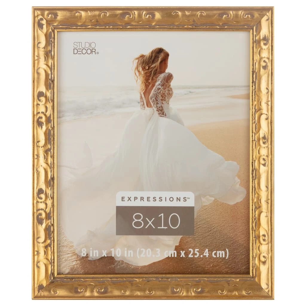 Outlet 𧨠12 Pack: Gold Ornate 8" x 10" Frame, Expressions™ by Studio Décor® by Studio Decor π 1 Outlet 𧨠12 Pack: Gold Ornate 8" x 10" Frame, Expressions™ by Studio Décor® by Studio Decor π