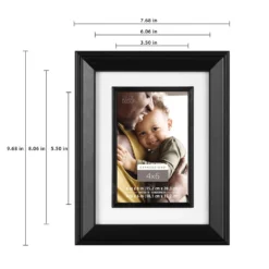 Cheapest 😍 Black 4" x 6" Frame with Fillet, Expressions™ by Studio Décor® by Studio Decor 🥰 -The Decor Frame Sales Store 10477936 5