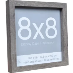 Buy 💯 12 Packs: 3 ct. (36 total) Gray 8" x 8" Shadow Boxes, Fundamentals by Studio Décor® by Studio Decor 🛒 -The Decor Frame Sales Store 10500650 3 1