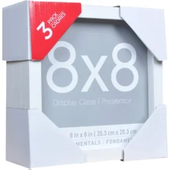 Best Sale 🛒 12 Packs: 3 ct. (36 total) White 8" x 8" Shadow Boxes, Fundamentals by Studio Décor® by Studio Decor ⭐