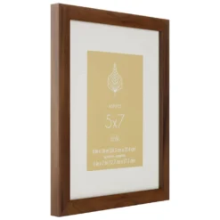 Flash Sale 😍 Rustic Narrow Frame With Mat, Aspect by Studio Décor® by Studio Decor 🔔 -The Decor Frame Sales Store 10504975 3