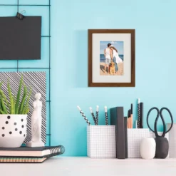 Flash Sale 😍 Rustic Narrow Frame With Mat, Aspect by Studio Décor® by Studio Decor 🔔 -The Decor Frame Sales Store 10504975 5