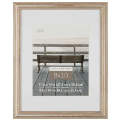 Top 10 🎉 Champagne Wooden Frame with Mat, Home by Studio Décor® by Studio Decor ⌛