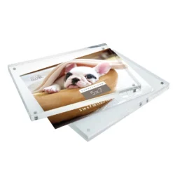 New 🛒 Clear Acrylic Block Frame, Expressions™ by Studio Décor® by Studio Decor ✨ -The Decor Frame Sales Store 10510981 7