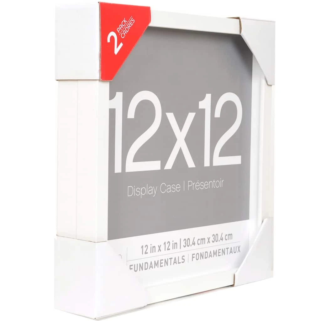 Best Pirce β 2-Pack White 12" x 12" Shadow Boxes, Fundamentals by Studio Décor® by Studio Decor π 2 Best Pirce β 2-Pack White 12" x 12" Shadow Boxes, Fundamentals by Studio Décor® by Studio Decor π - Image 2