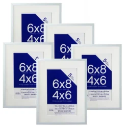 Brand new π Basics Multipurpose Tabletop Frames By Studio Décor® 5-Pack, 4" x 6" by Studio Decor π