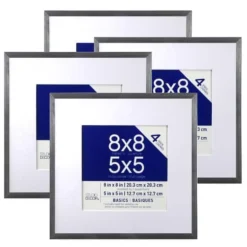 Top 10 ❤️ Basics Multipurpose Wall Frames By Studio Décor® 4-Pack, 5" x 5" by Studio Decor ❤️ -The Decor Frame Sales Store 10545447 1 1