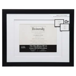 Coupon ❤️ Black Double Mat Document Frame By Studio Décor® by Studio Decor ✔️