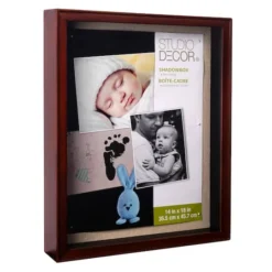 Hot Sale 👏 Walnut Shadow Box By Studio Décor® by Studio Decor 🌟 -The Decor Frame Sales Store 10546449 1 1