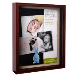 Best Pirce 🎁 8 Pack: Walnut 14" x 18" Shadow Box by Studio Décor® by Studio Decor 🧨