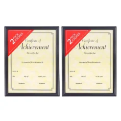 Best Sale ✔️ 2-Pack Black Document Frame, 8.5" x 11" By Studio Décor® by Studio Decor 🥰