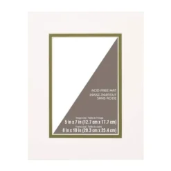 Outlet ❤️ 8" x 10" Double Mat By Studio Décor®, 5" x 7" Opening by Studio Decor ✔️ -The Decor Frame Sales Store 10546562