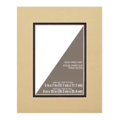 Outlet ❤️ 8" x 10" Double Mat By Studio Décor®, 5" x 7" Opening by Studio Decor ✔️ -The Decor Frame Sales Store 10546566