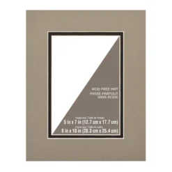 Outlet ❤️ 8" x 10" Double Mat By Studio Décor®, 5" x 7" Opening by Studio Decor ✔️ -The Decor Frame Sales Store 10546567