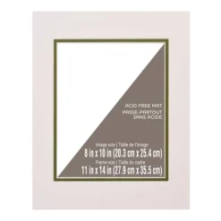 Top 10 🤩 11" x 14" Double Mat By Studio Décor®, 8" x 10" Opening by Studio Decor 🧨 -The Decor Frame Sales Store 10546568