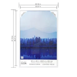 Discount 🧨 White 24" x 36" Poster Frame by Studio Décor® by Studio Decor 😍 -The Decor Frame Sales Store 10546750 4