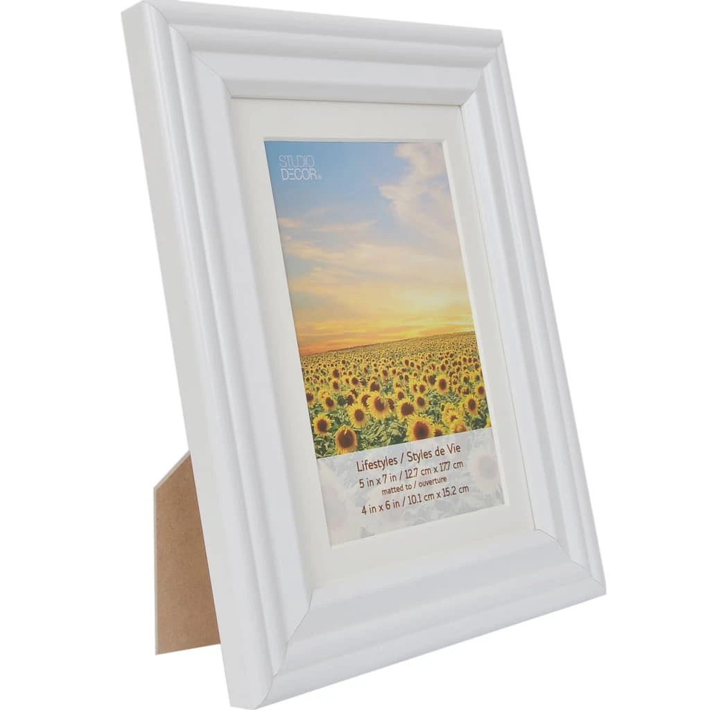 Deals 𧨠8 Packs: 5 ct. (40 total) White 4" x 6" Frame with Mat, Lifestyles by Studio Decor® π 3 Deals 𧨠8 Packs: 5 ct. (40 total) White 4" x 6" Frame with Mat, Lifestyles by Studio Decor® π - Image 3