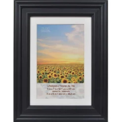 Top 10 🥰 8 Packs: 5 ct. (40 total) Black 4" x 6" Frame with Mat, Lifestyles by Studio Decor® ⭐