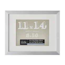 Brand new ⌛ Silver Belmont Frame with Mat By Studio Décor® by Studio Decor 👏 -The Decor Frame Sales Store 10573888 30 1