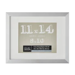 Brand new ⌛ Silver Belmont Frame with Mat By Studio Décor® by Studio Decor 👏