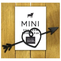 Wholesale 😍 24 Pack: Black Wire Heart 2.5" x 3.5" Mini Frame by Studio Décor® by Studio Decor ✔️