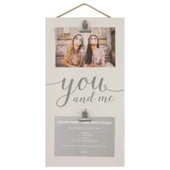 Best Pirce 🛒 12 Pack: 2 Opening White You & Me 8" x 15" Collage Clip Frame by Studio Décor® by Studio Decor 👍