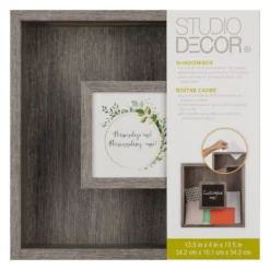 Best deal 🥰 10 Pack: Gray Card Display Shadow Box by Studio Décor® by Studio Decor 👍