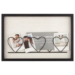Budget 🤩 6 Pack: Black & White Wire Heart Collage Frame by Studio Décor® by Studio Decor 😀