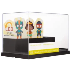 Buy ✨ Two-Tiered LED Display Case by Studio Décor® by Studio Decor 🥰 -The Decor Frame Sales Store 10608223 2