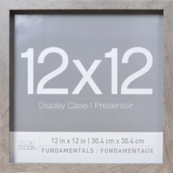 Budget ✨ 2 Pack Gray Fundamentals 12" x 12" Shadowbox by Studio Décor® by Studio Decor 🔔