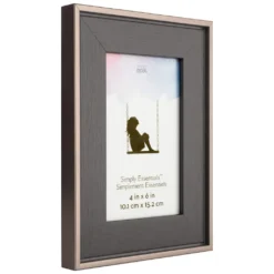 Top 10 👏 SD FRM 4X6 BLK W/SLVR EDGE by Studio Decor 🎁 -The Decor Frame Sales Store 10624764 8