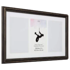 Promo ✔️ 12 Pack: 3 Opening Black Distressed 5" x 7" Collage Frame, Simply Essentials™ by Studio Décor® by Studio Decor ✔️ -The Decor Frame Sales Store 10624780 3 1
