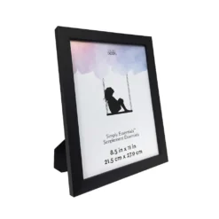 Wholesale 👍 12 Pack: Black Flat Top 8.5" x 11" Frame, Simply Essentials™ by Studio Décor® by Studio Decor 🎁 -The Decor Frame Sales Store 10624805 4