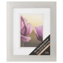 Best reviews of ❤️ Silver Galvanized Frame with Double Mat, Gallery by Studio Décor® by Studio Decor 🎁