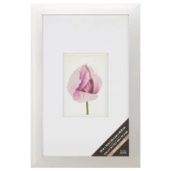 Discount 👏 Silver Galvanized 5" x 7" Frame with Double Mat, Gallery by Studio Décor® by Studio Decor 🔥