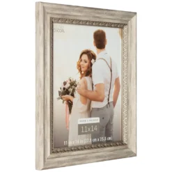 Hot Sale 🎁 Brown Whitewashed & Gold 11" x 14" Frame, Home by Studio Décor® by Studio Decor 😀 -The Decor Frame Sales Store 10624982 6