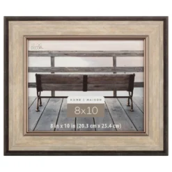 Budget β€οΈ 6 Pack: Greige & Black 8" x 10" Frame, Home Collection by Studio Décor® by Studio Decor π