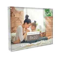 Deals 🎁 12 Pack: Clear Acrylic 8" x 10" Block Frame, Expressions™ by Studio Décor® by Studio Decor ✔️