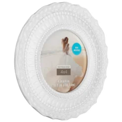 Top 10 ❤️ White Round 4" x 4" Frame, Expressions™ by Studio Décor® by Studio Decor ⌛ -The Decor Frame Sales Store 10625232 6