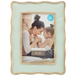 Flash Sale 😍 Green with Distressed Scallops 4" x 6" Frame, Expressions™ by Studio Décor® by Studio Decor 🔔