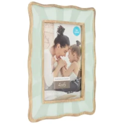Flash Sale 😍 Green with Distressed Scallops 4" x 6" Frame, Expressions™ by Studio Décor® by Studio Decor 🔔 -The Decor Frame Sales Store 10625237 3