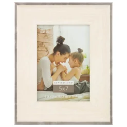 Cheapest ⌛ 12 Pack: White with Silver Edges 5" x 7" Frame, Expressions™ by Studio Décor® by Studio Decor ✔️