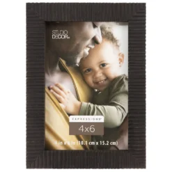 Deals 🎁 Black Distressed Ridge 4" x 6" Frame, Expressions™ by Studio Décor® by Studio Decor 🌟