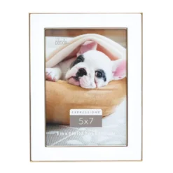 Cheapest 🎉 12 Pack: White with Gold Outline 5" x 7" Frame, Expressions™ by Studio Décor® by Studio Decor ⌛