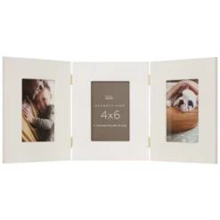 Best Pirce βοΈ White 4" x 6" Triple Frame, Expressions™ by Studio Décor® by Studio Decor π