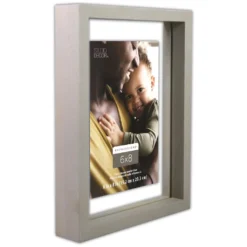 New ⭐ Gray Deep 6" x 8" Float Frame, Expressions™ by Studio Décor® by Studio Decor 😍 -The Decor Frame Sales Store 10625358 3
