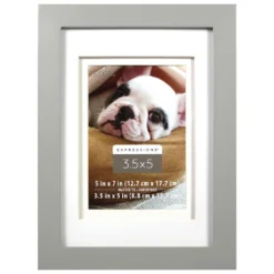 Cheapest ⌛ Gray 3.5" x 5" Frame with Mat, Expressions™ by Studio Décor® by Studio Decor 🔔