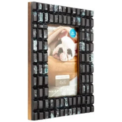 Best deal 🤩 Navy Textured 4" x 6" Frame, Expressions™ by Studio Décor® by Studio Decor 👍 -The Decor Frame Sales Store 10625364 5